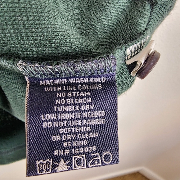 Tailor Vintage Scarab Lightweight Stretch Waffle Henley Long Sleeve Men's Size L - Picture 7 of 8